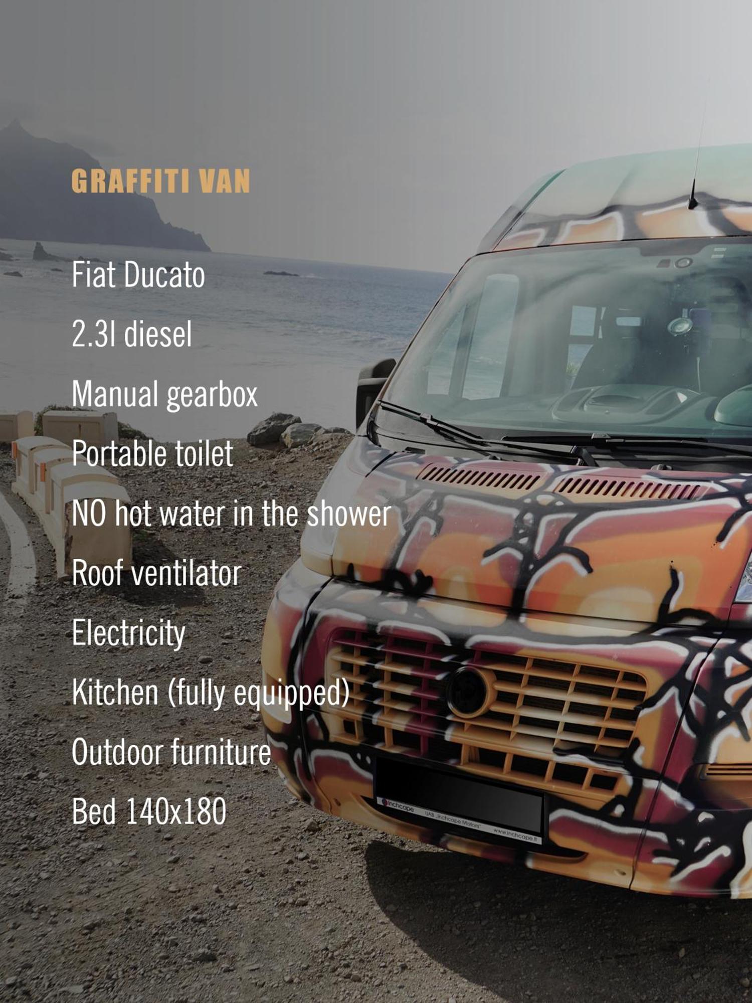 On Road- Feel Freedom With Campervan! Guincho (Tenerife) Exterior foto